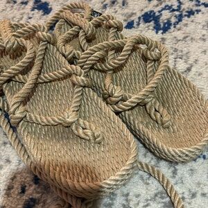 Wrap up rope free people sandals